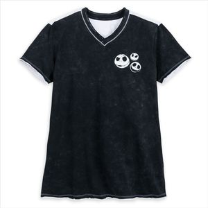 DisneyParks Nightmare Before Christmas Distressed JackSkellington Tee Medium NWT